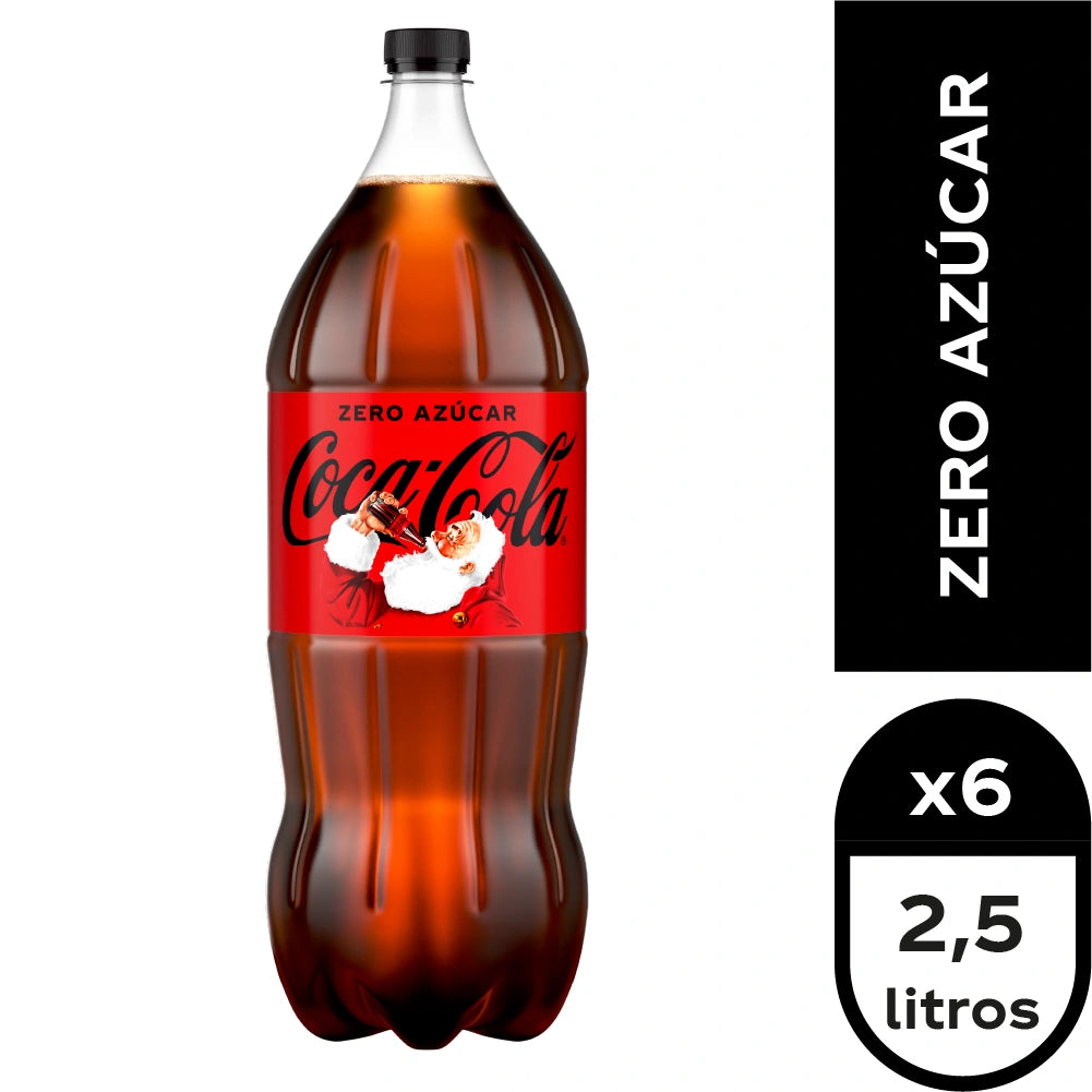 COCA COLA ZERO 2,5 LT 6 UNIDADES - Bar Abierto Tienda de Licores