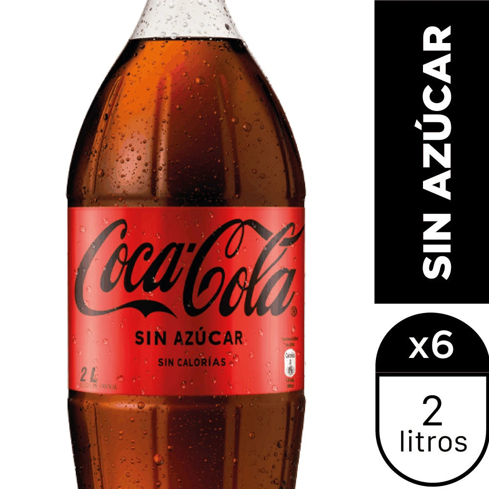 COCA COLA ZERO 2,5 LT 6 UNIDADES - Bar Abierto Tienda de Licores
