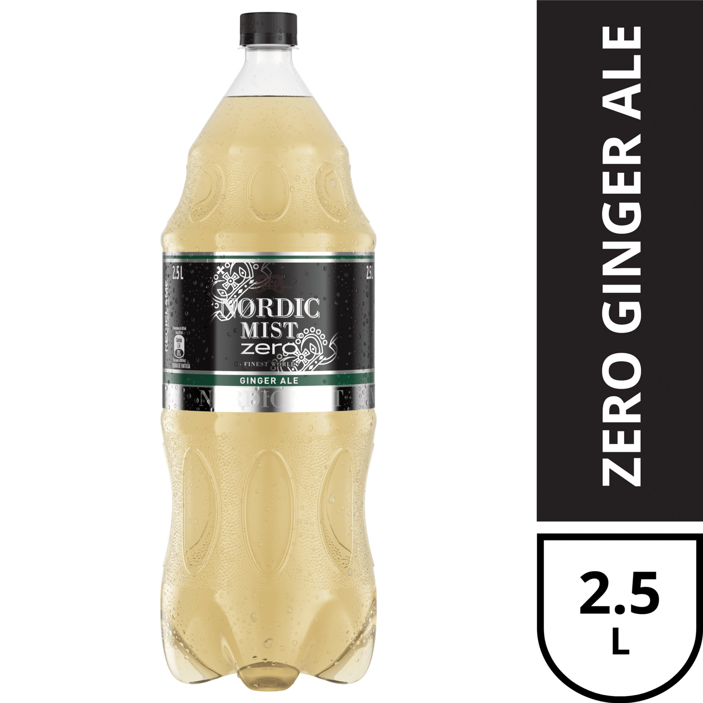 NORDIC MIST GINGER ALE ZERO 2,5LT 6 UNIDADES - Bar Abierto Tienda de Licores