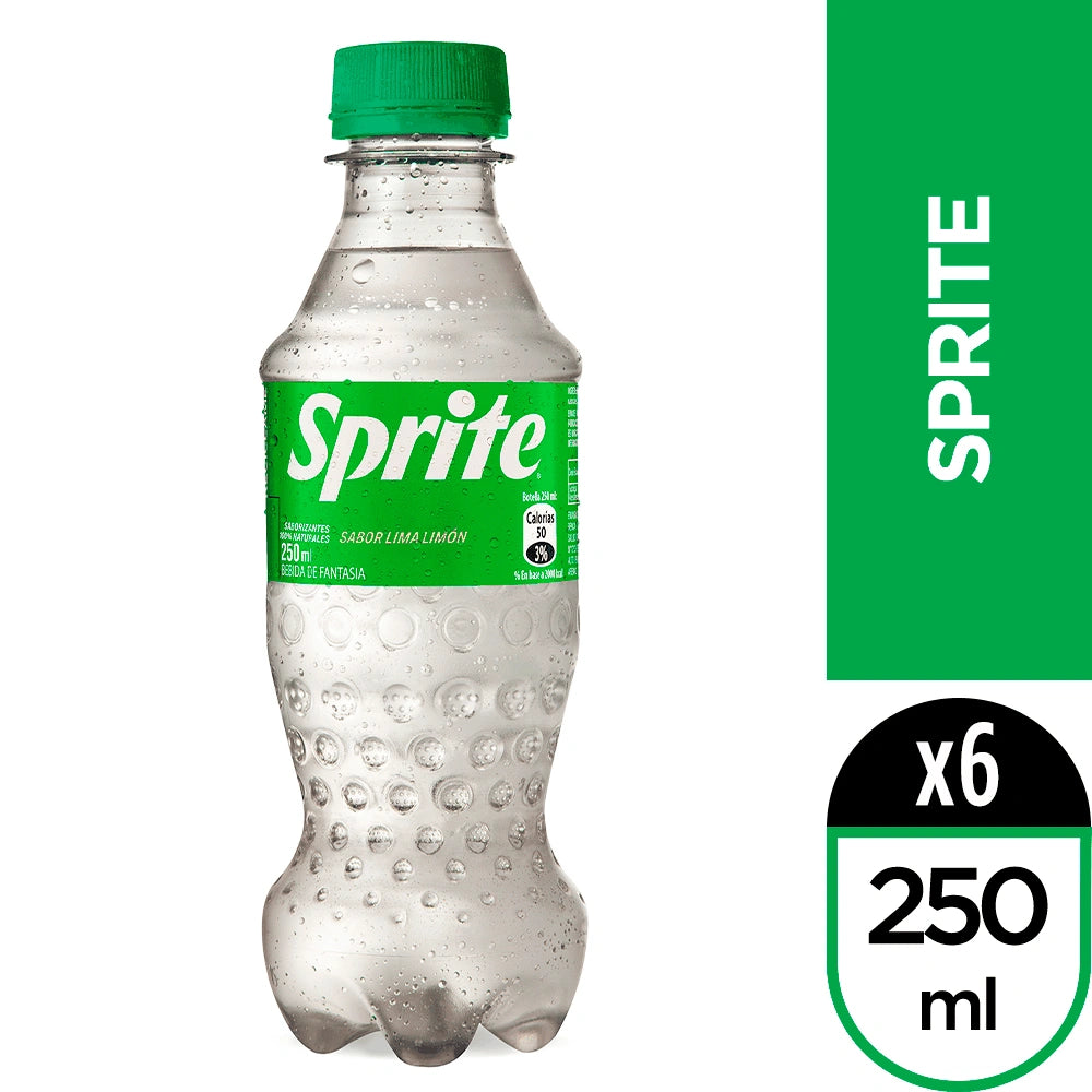 SPRITE 250cc 6 UNIDADES - Bar Abierto Tienda de Licores