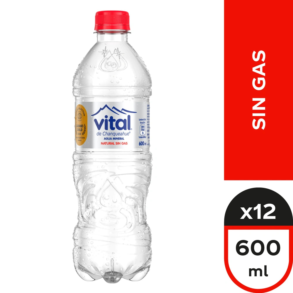 VITAL SIN GAS 600CC X12 UN - Bar Abierto Tienda de Licores