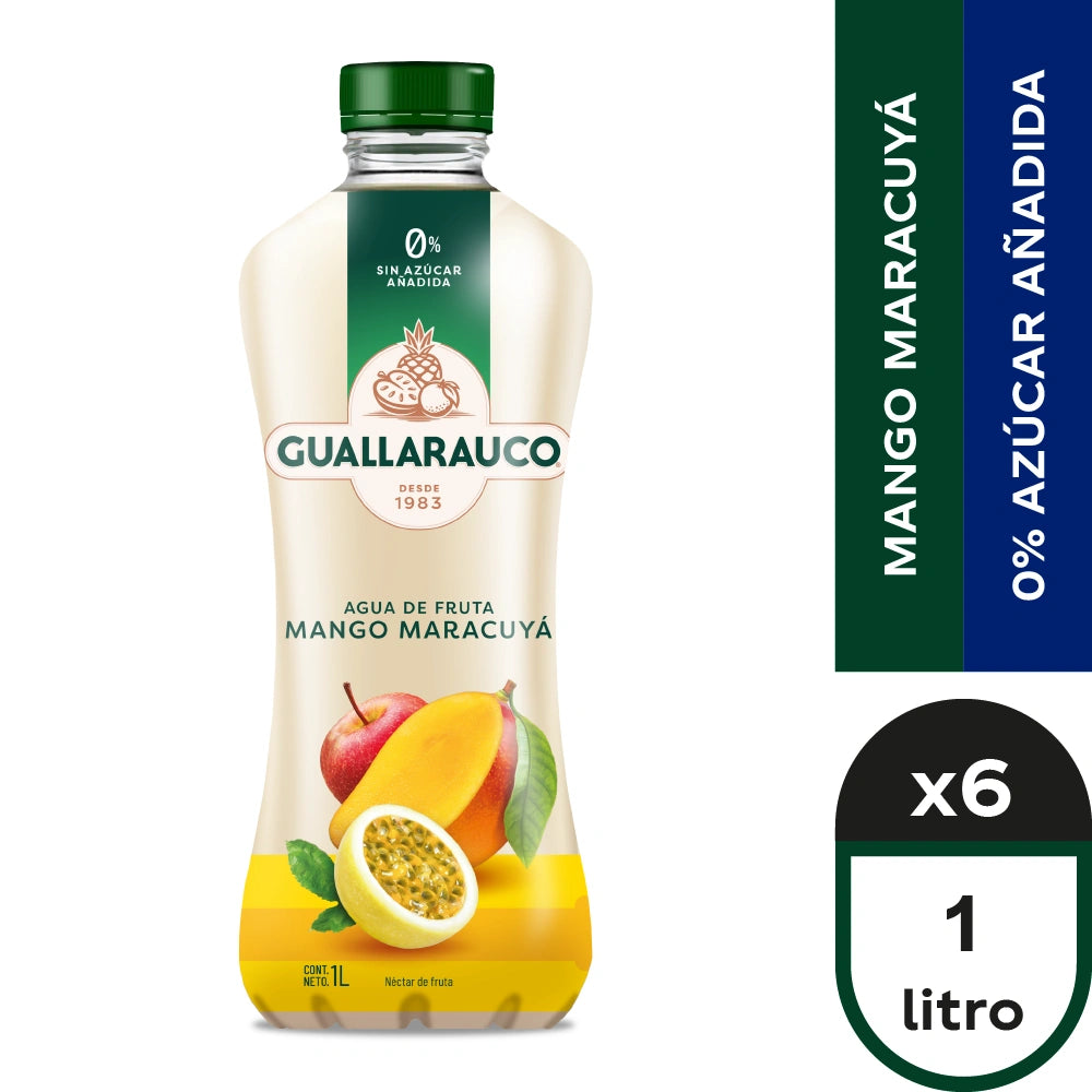 AGUA MANGO MARACUTA 1LT X6 UN - Bar Abierto Tienda de Licores