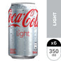 COCA COLA LIGHT LATA 350cc 6 UNIDADES - Bar Abierto Tienda de Licores