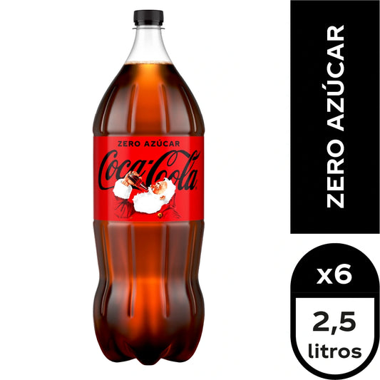 COCA COLA ZERO 2,5 LT 6 UNIDADES - Bar Abierto Tienda de Licores