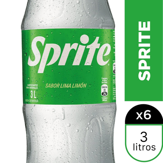 SPRITE 3 LT 6 UNIDADES - Bar Abierto Tienda de Licores