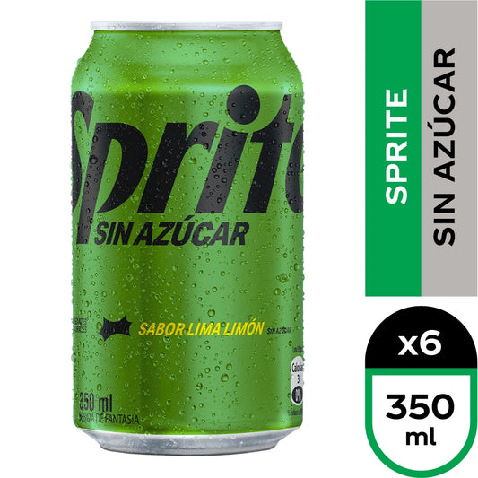SPRITE ZERO 350cc 6 UNIDADES - Bar Abierto Tienda de Licores