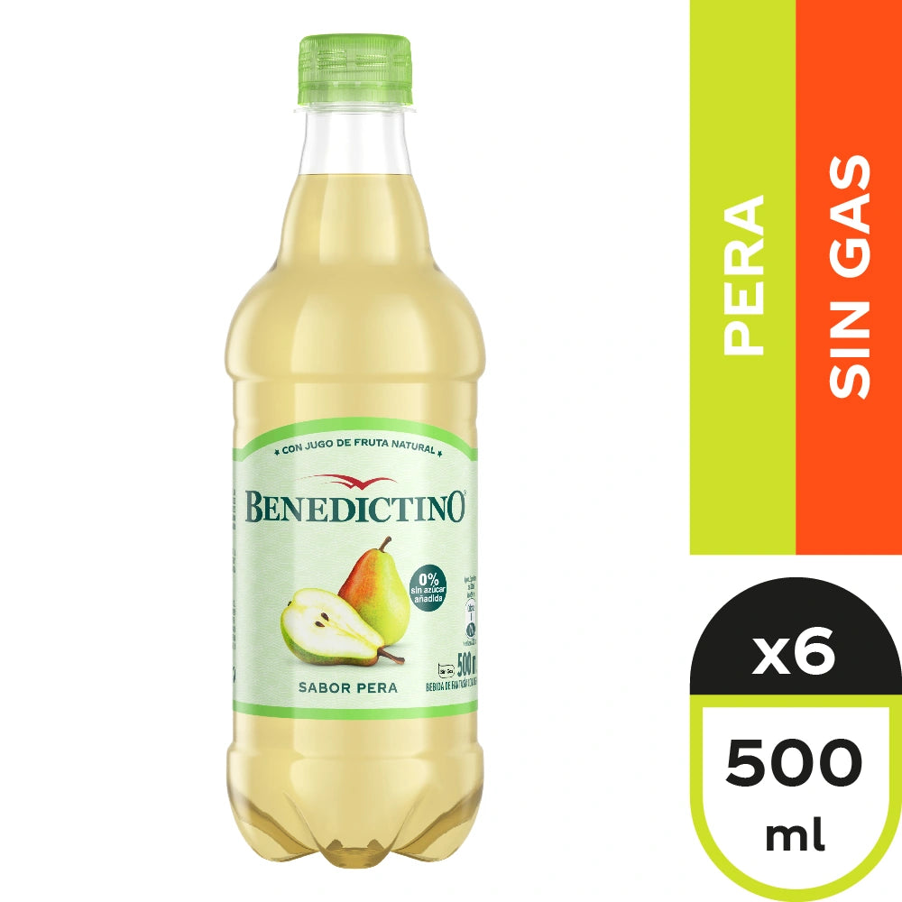 AGUA DE PERA 500CC X6 UN - Bar Abierto Tienda de Licores