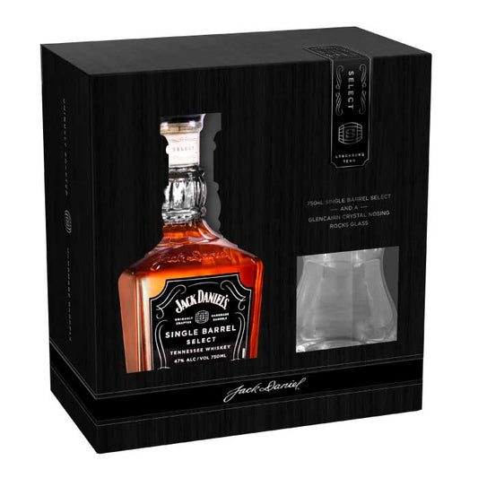 PACK JACK DANIELS SINGLE BARREL 47° 750CC + COPA WHISKEY - Bar Abierto Tienda de Licores