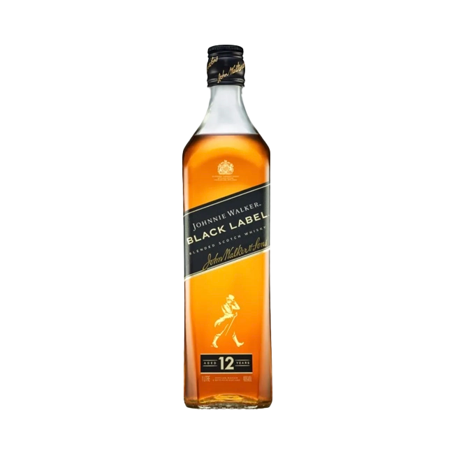WHISKY JOHNNIE WALKER BLACK LABEL 750CC
