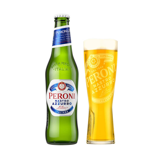 CERVEZA PERONI 330CC (24 UNIDADES) + 1 VASO PERONI 330CC - Bar Abierto Tienda de Licores