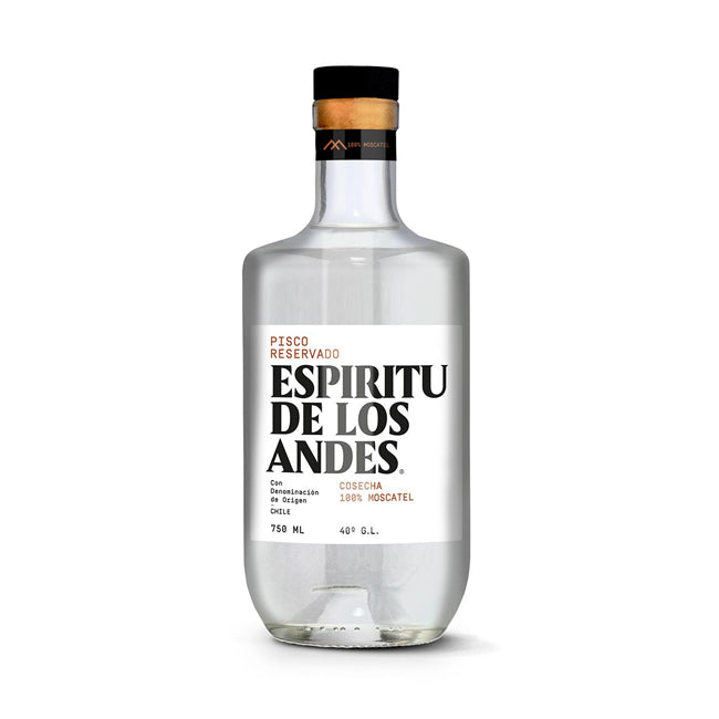 PISCO ESPÍRITU DE LOS ANDES 750CC
