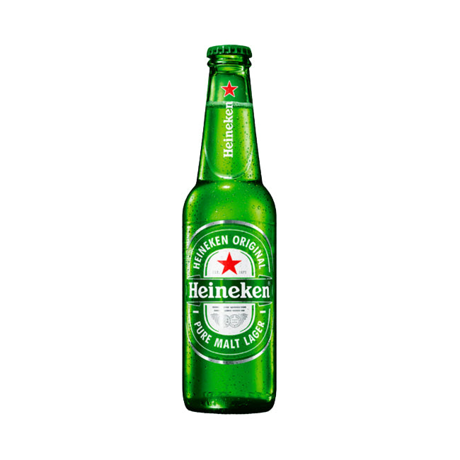 CERVEZA HEINEKEN BOTELLÍN 330CC (18 UNIDADES) - Bar Abierto Tienda de Licores