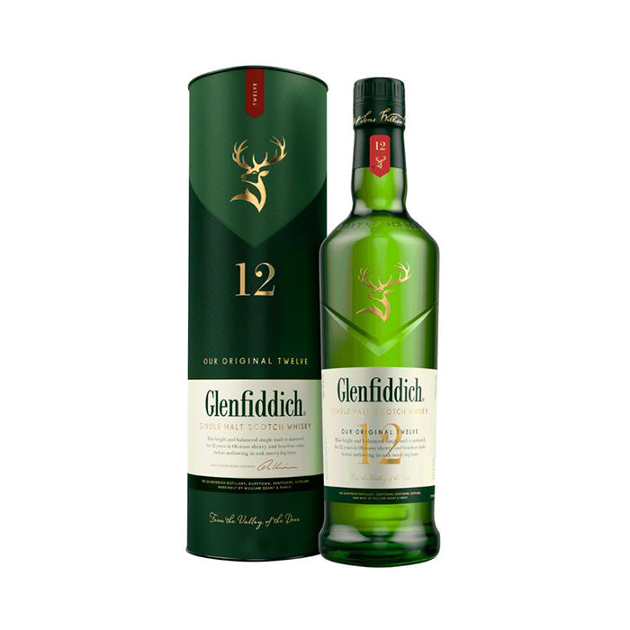 WHISKY GLENFIDDICH 12 AÑOS 750CC