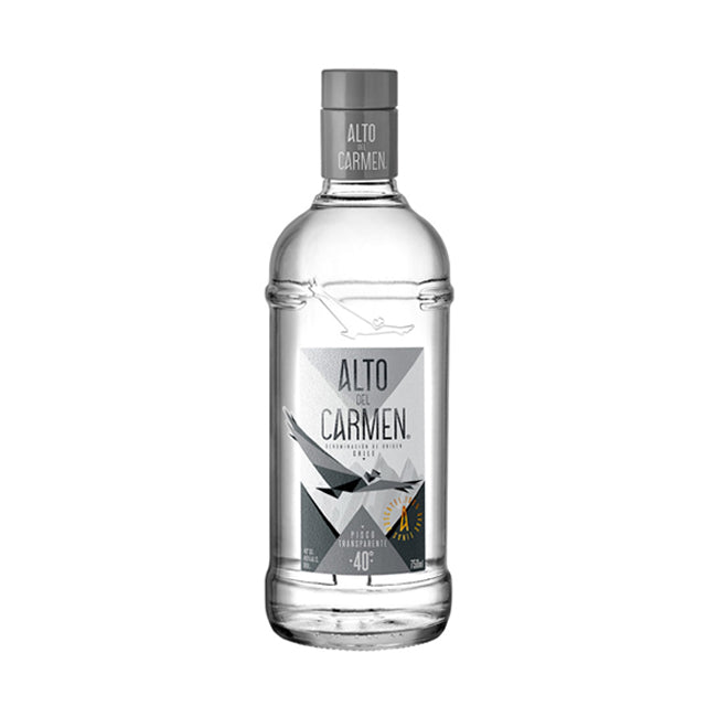 PISCO ALTO DEL CARMEN 40º TRANSPARENTE 750CC