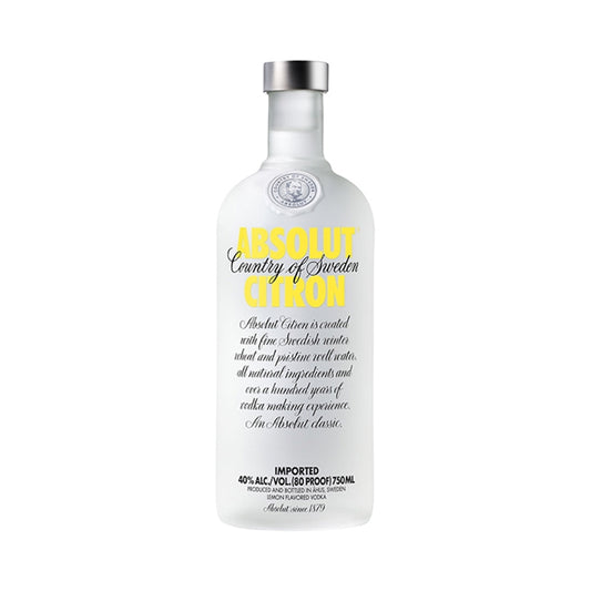 VODKA ABSOLUT CITRON 750CC