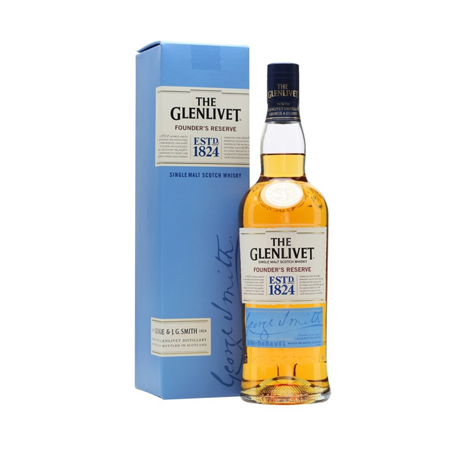 WHISKY GLENLIVET FOUNDERS RESERVE 700CC