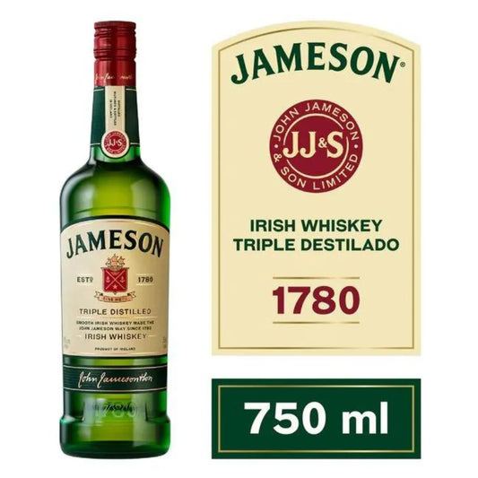 WHISKEY JAMESON IRISH 40° 750CC - Bar Abierto Tienda de Licores