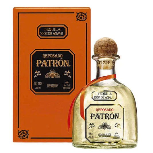 TEQUILA PATRÓN REPOSADO 40° 750CC - Bar Abierto Tienda de Licores