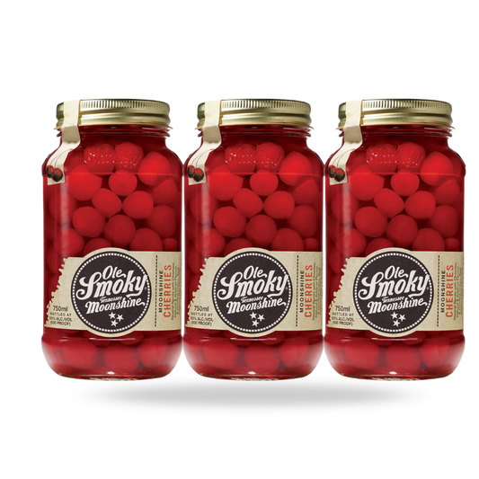WHISKY OLE SMOKY CHERRIES MOONSHINE X3 - Bar Abierto Tienda de Licores