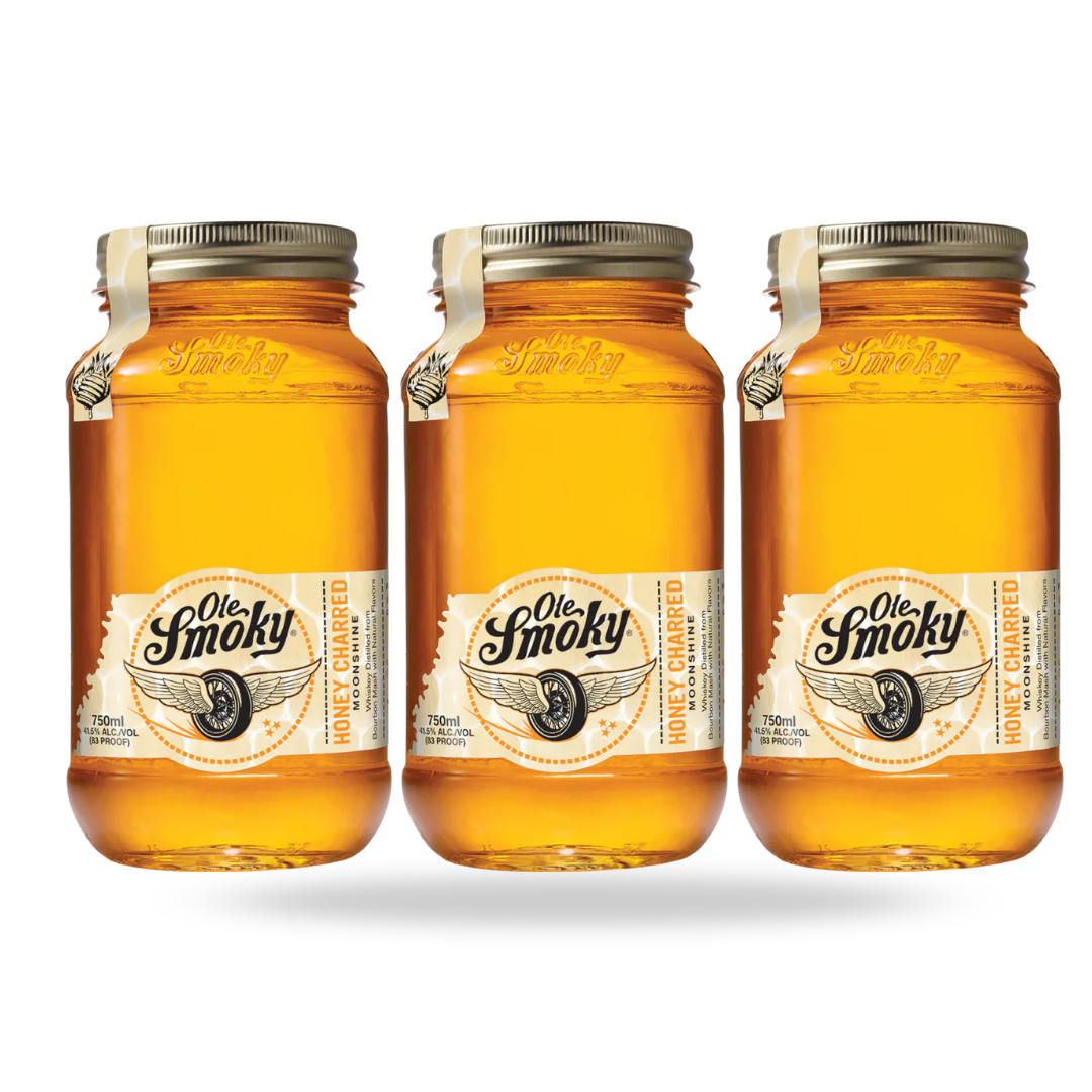 WHISKY OLE SMOKY HONEY CHARRED MOONSHINE X3 - Bar Abierto Tienda de Licores