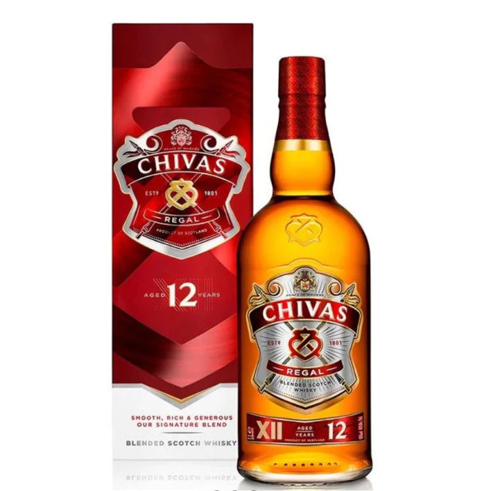 WHISKY CHIVAS REGAL 12 AÑOS 750CC