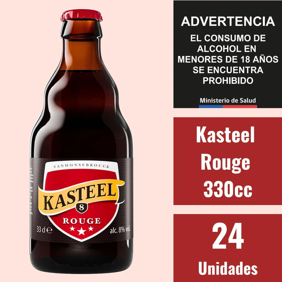 KASTEEL ROUGE 330CC 24UN - Bar Abierto Tienda de Licores