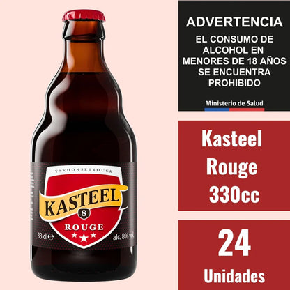 KASTEEL ROUGE 330CC 24UN - Bar Abierto Tienda de Licores