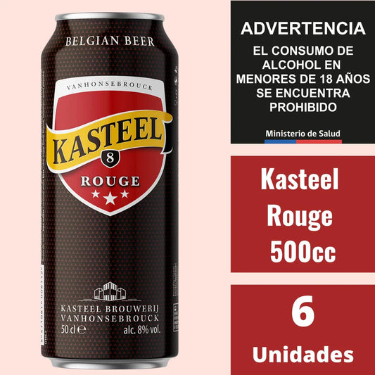KASTEEL ROUGE 500CC 6UN - Bar Abierto Tienda de Licores