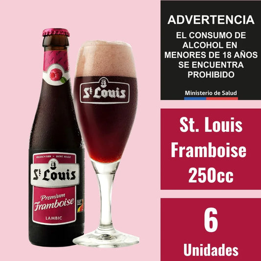 ST LOUIS PREMIUM FRAMBOISE 250CC X6 - Bar Abierto Tienda de Licores