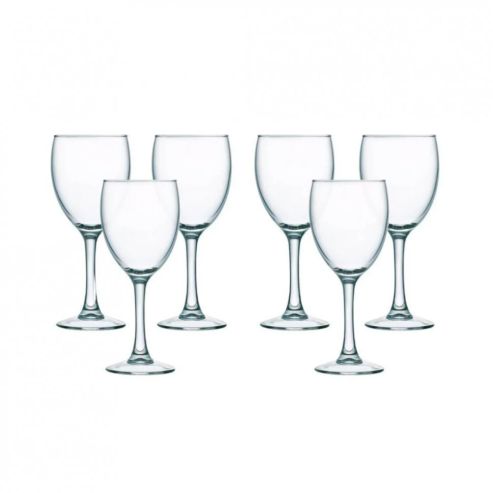 SET 6 COPAS TINTO 230ML PRINCESA ARCOROC